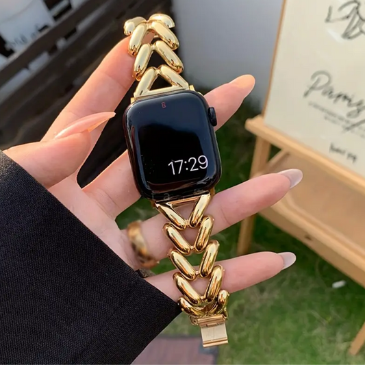 Apple Watch Strap-  V-shaped denim chain