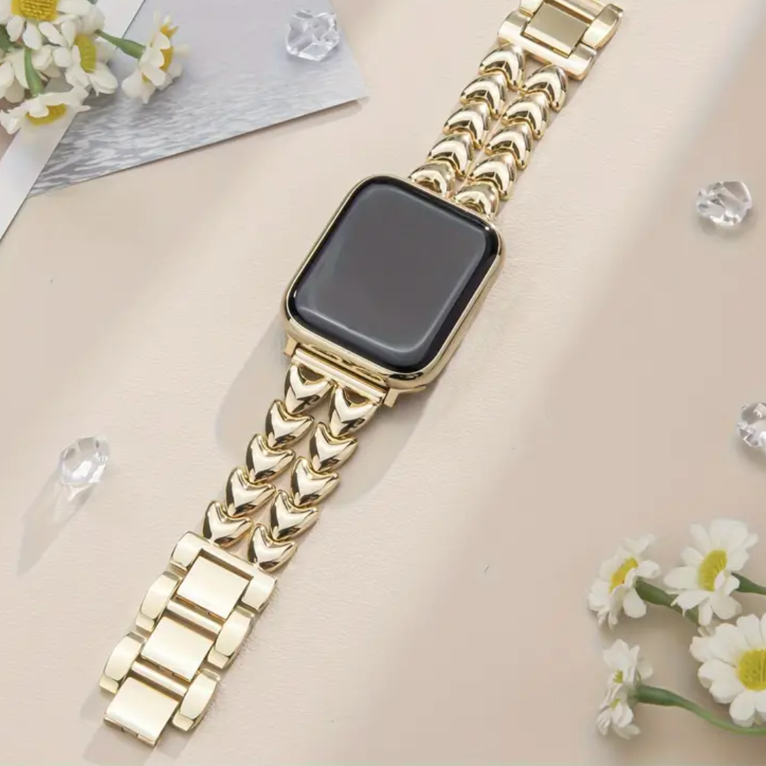 Apple Watch Strap- Heart-shaped Double Row