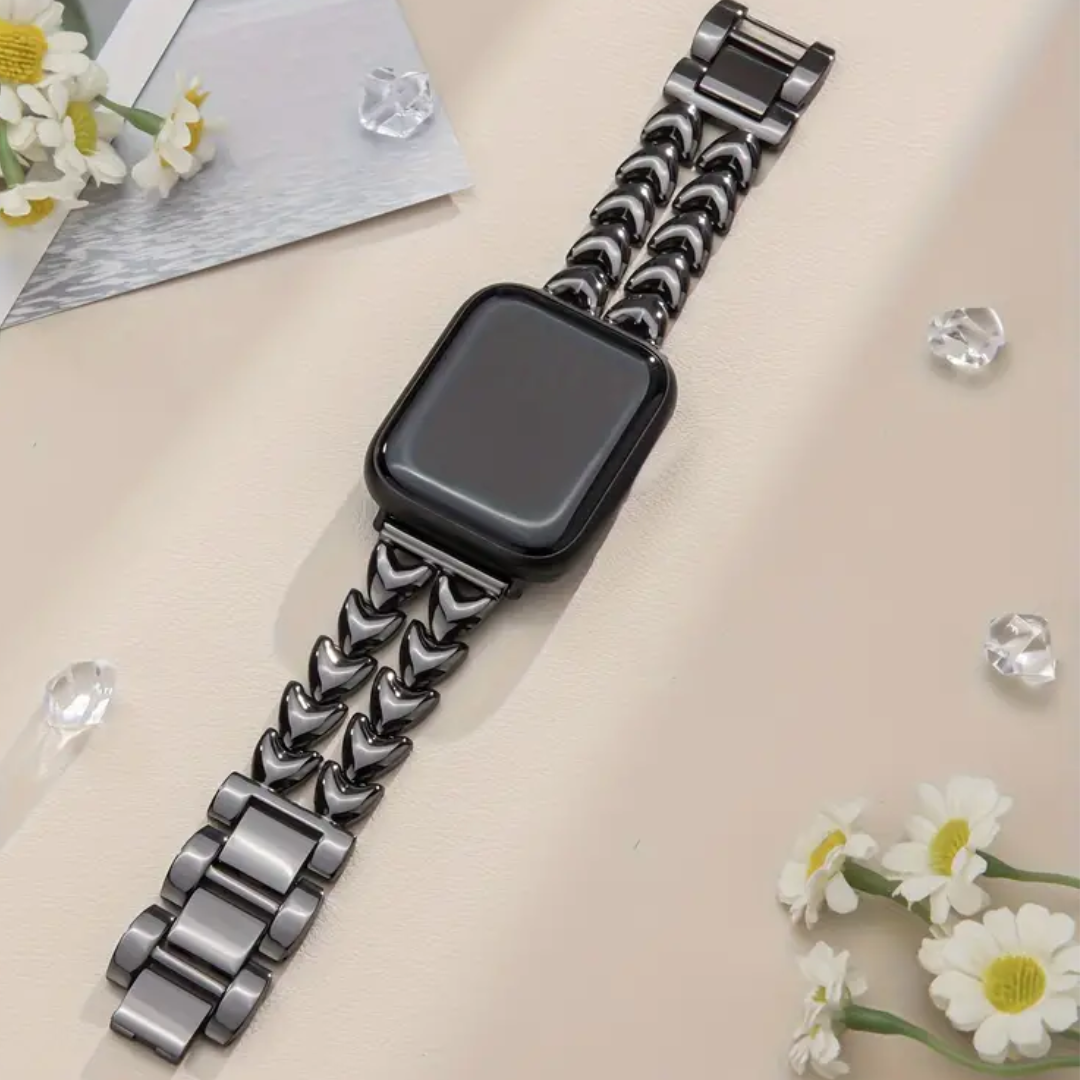 Apple Watch Strap- Heart-shaped Double Row