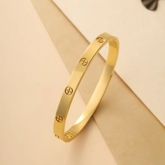 Luxury Exquisite Stainless Steel Bangle Bracelet