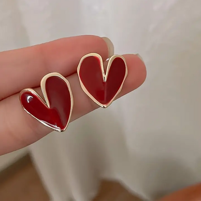 Heart Stud Earrings