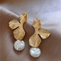 Unique Irregular Petal Shape Earring